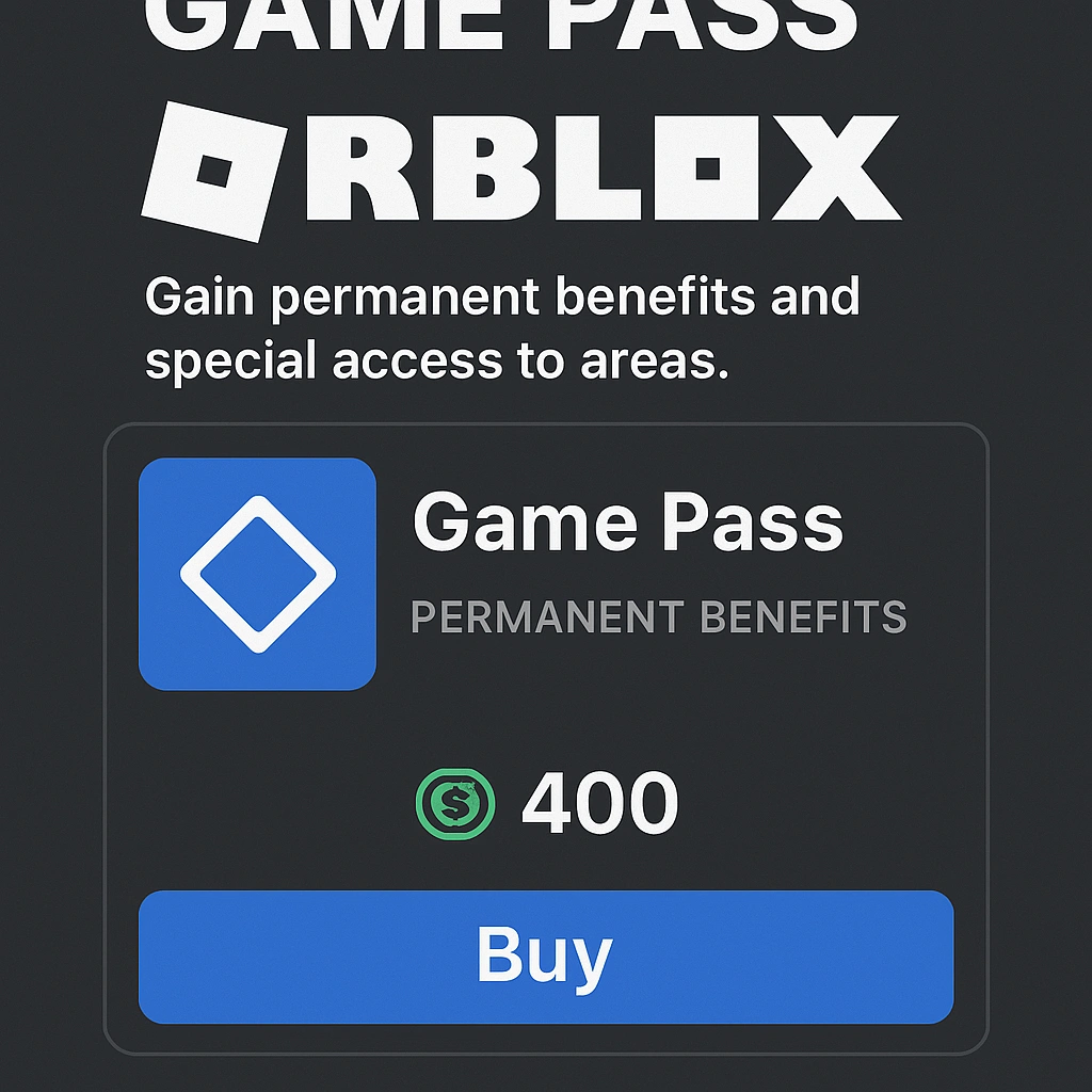 Game Pass interface demonstration showing permanent benefits and special access features