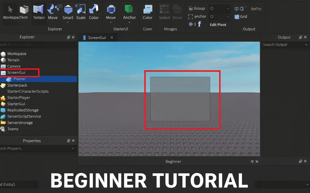 Build Your First GUI in Roblox Studio