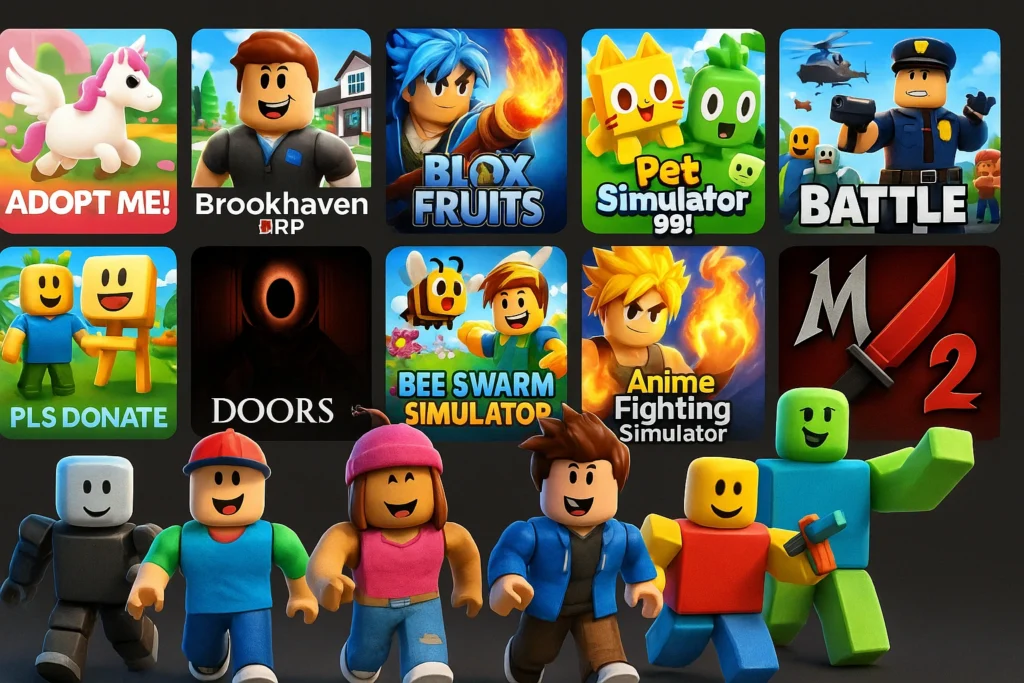 Top 10 Most Popular Roblox Games in 2025