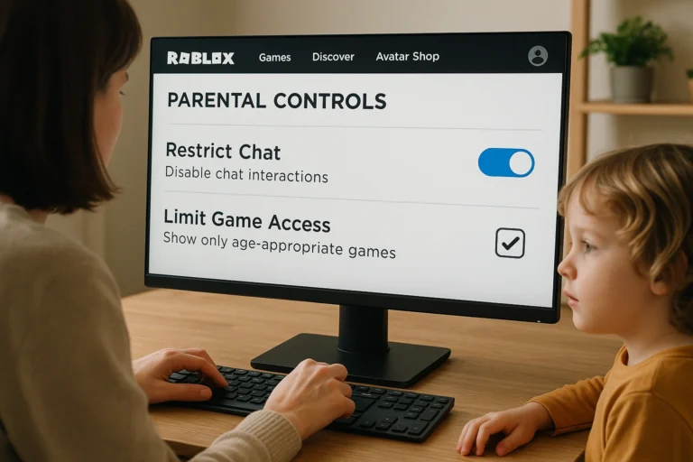 How to Lock Roblox Account Changes with Parental Controls