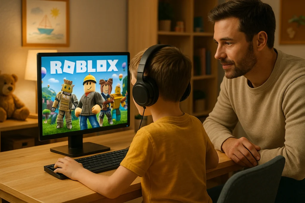 Safe Roblox gaming with parental controls