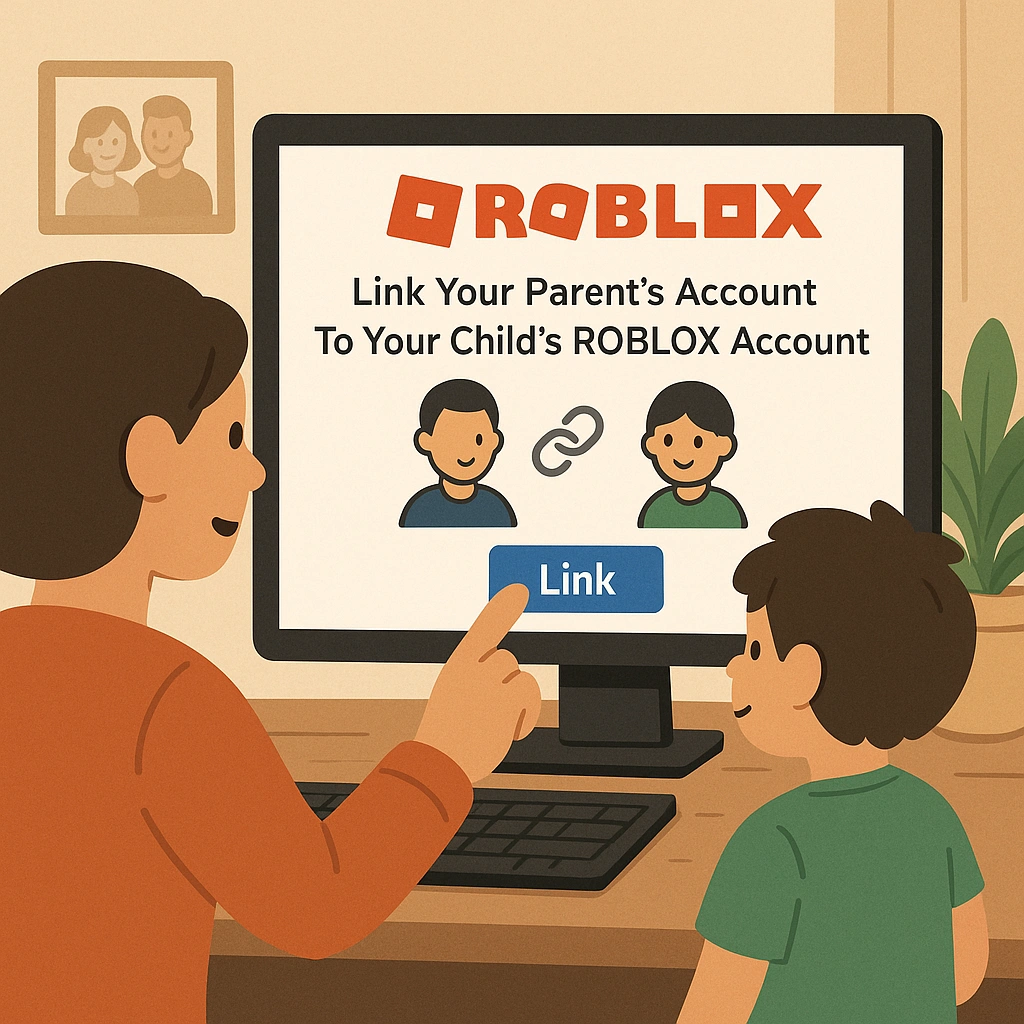 Linking parent account to child's Roblox account